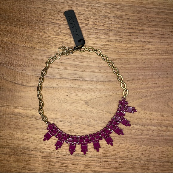 J Crew Purple Statement Necklace - Picture 3 of 3